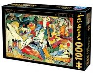 Puzzle Kandinsky: „Kompozicijos II“ eskizas / studija